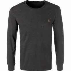 Polo Ralph Lauren Longsleeve 710760/015 Custom Slim Fit, Baumwolle, Asphalt