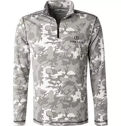 FIRE + ICE Longsleeve Pascal 5413/7082/026 Mikrofaser, Grau camouflage, Grau 2 FIRE + ICE Longsleeve Pascal 5413/7082/026 Mikrofaser, Grau camouflage, Grau – Bild 2