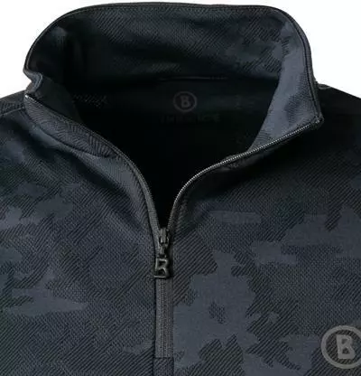 FIRE + ICE Longsleeve Pascal 5413/7082/468 Mikrofaser, Blau camouflage, Nachtblau 3 FIRE + ICE Longsleeve Pascal 5413/7082/468 Mikrofaser, Blau camouflage, Nachtblau – Bild 3