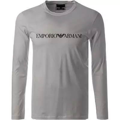 EMPORIO ARMANI T-Shirt 8N1TN8/1JPZZ/0146 Longsleeve, Baumwolle, Weiß 2 EMPORIO ARMANI T-Shirt 8N1TN8/1JPZZ/0146 Longsleeve, Baumwolle, Weiß – Bild 2
