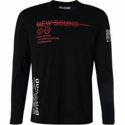 GAS Longsleeve 300223 184451/0194 Bio Baumwolle, Dunkelblau