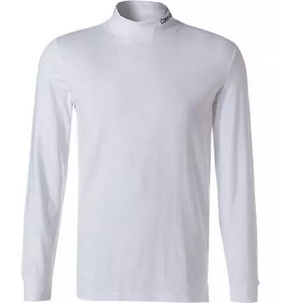 Calvin Klein Longsleeve K10K107921/YAF Bio Baumwolle, Weiß 2 Calvin Klein Longsleeve K10K107921/YAF Bio Baumwolle, Weiß – Bild 2