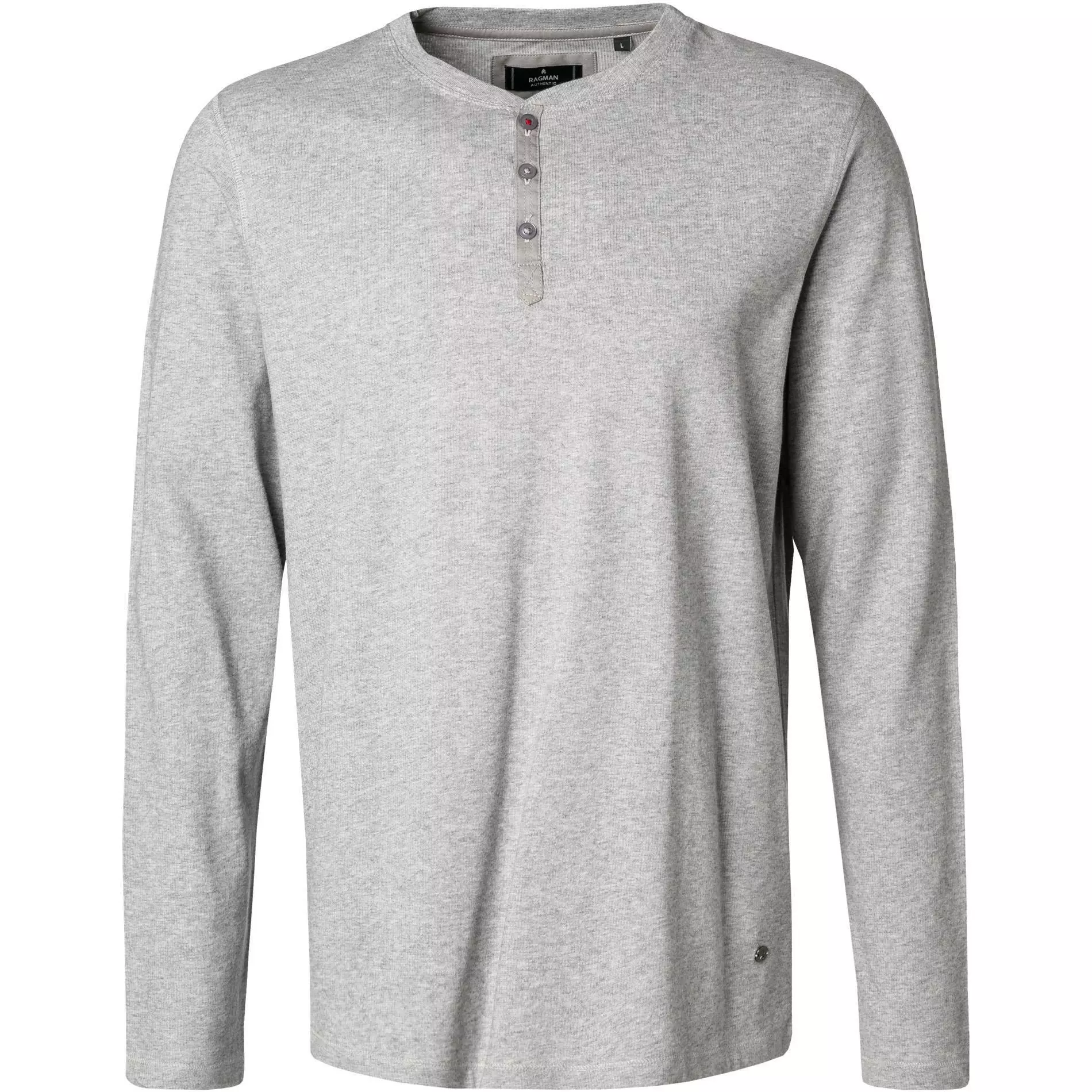 RAGMAN Longsleeve 347947/012 Baumwolle, Grau 1 RAGMAN Longsleeve 347947/012 Baumwolle, Grau