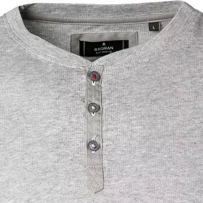 RAGMAN Longsleeve 347947/012 Baumwolle, Grau 3 RAGMAN Longsleeve 347947/012 Baumwolle, Grau – Bild 3