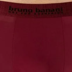 bruno banani Shorts Autumn Colouring 2201-2344/274 Trunk, Mikrofaser-Stretch, Weinrot -Wäsche Verkaufsshop 380382 norm2