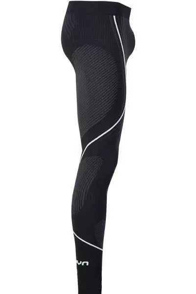UYN Sport Pants U100005/B472 Lange Unterhose, Mikrofaser, Schwarz-anthrazit, Schwarz-anthrazit-weiß 3 UYN Sport Pants U100005/B472 Lange Unterhose, Mikrofaser, Schwarz-anthrazit, Schwarz-anthrazit-weiß – Bild 3