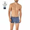 EMPORIO ARMANI Trunks 2er Pack 111769/1A720/19635 Baumwoll-Stretch, Marine-rauchblau