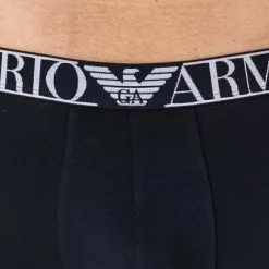 EMPORIO ARMANI Briefs 2er Pack 111733/1A720/19635 Slips, Baumwoll-Stretch, Marine-rauchblau -Wäsche Verkaufsshop 380534 norm3