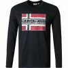 NAPAPIJRI Longsleeve NP0A4FRQ/176 Baumwolle, Marine