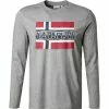 NAPAPIJRI Longsleeve NP0A4FRQ/160 Baumwolle, Grau meliert