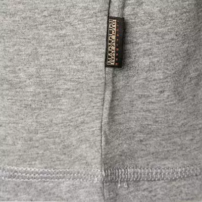 NAPAPIJRI Longsleeve NP0A4FRQ/160 Baumwolle, Grau meliert 4 NAPAPIJRI Longsleeve NP0A4FRQ/160 Baumwolle, Grau meliert – Bild 4