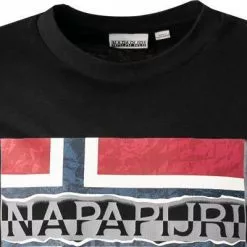 NAPAPIJRI Longsleeve NP0A4FRQ/041 Baumwolle, Schwarz -Wäsche Verkaufsshop 380596 norm2