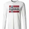 NAPAPIJRI Longsleeve NP0A4FRQ/002 Baumwolle, Weiß