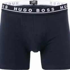 BOSS Boxer Briefs 3er Pack 50458544/968 Trunks, Baumwoll-Stretch, Grau-petrol-navy, Grau-türkis-navy -Wäsche Verkaufsshop 380923 norm3