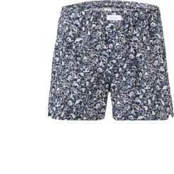 van Laack 170602/Boxer/780 Boxershorts, Baumwolle, Marine-weiß gestreift, Dunkelblau