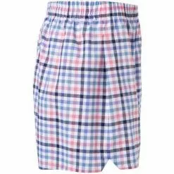 van Laack 156521/Boxer/784 Boxershorts, Baumwolle, Bleu-rosé kariert, Multicolor -Wäsche Verkaufsshop 381190 norm2