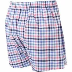 van Laack 156521/Boxer/784 Boxershorts, Baumwolle, Bleu-rosé kariert, Multicolor -Wäsche Verkaufsshop 381190 norm3