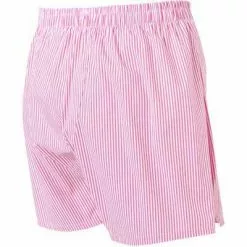 van Laack 151608/Boxer/530 Boxershorts, Baumwolle, Rosa-weiß gestreift, Weiß-rosa -Wäsche Verkaufsshop 381195 norm3