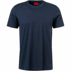 HUGO T-Shirt 2er Pack 50408203/463 T-Shirts, Baumwolle, Navy-schwarz, Nachtblau -Wäsche Verkaufsshop 381213 norm4