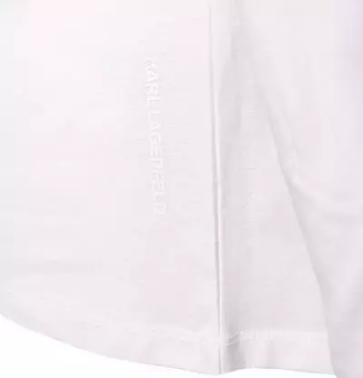 KARL LAGERFELD Longsleeve 755031/0/512221/10 Baumwolle, Weiß 5 KARL LAGERFELD Longsleeve 755031/0/512221/10 Baumwolle, Weiß – Bild 5