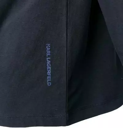 KARL LAGERFELD Longsleeve 755031/0/512221/690 Baumwolle, Nachtblau 5 KARL LAGERFELD Longsleeve 755031/0/512221/690 Baumwolle, Nachtblau – Bild 5