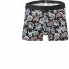 HOM Boxer Briefs Eddie 402299/P004 Trunk, Baumwoll-Stretch, Schwarz-multicolor , Schwarz