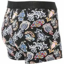 HOM Boxer Briefs Eddie 402299/P004 Trunk, Baumwoll-Stretch, Schwarz-multicolor , Schwarz -Wäsche Verkaufsshop 381493 norm2