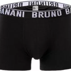 bruno banani Shorts 2er Pack 2201-2333/4115 Trunks, Baumwoll-Stretch, Schwarz-weiß -Wäsche Verkaufsshop 381534 norm2
