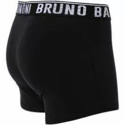 bruno banani Shorts 2er Pack 2201-2333/4115 Trunks, Baumwoll-Stretch, Schwarz-weiß -Wäsche Verkaufsshop 381534 norm3