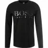 BOSS Longsleeve Togn2 50462871/001 Baumwolle, Schwarz