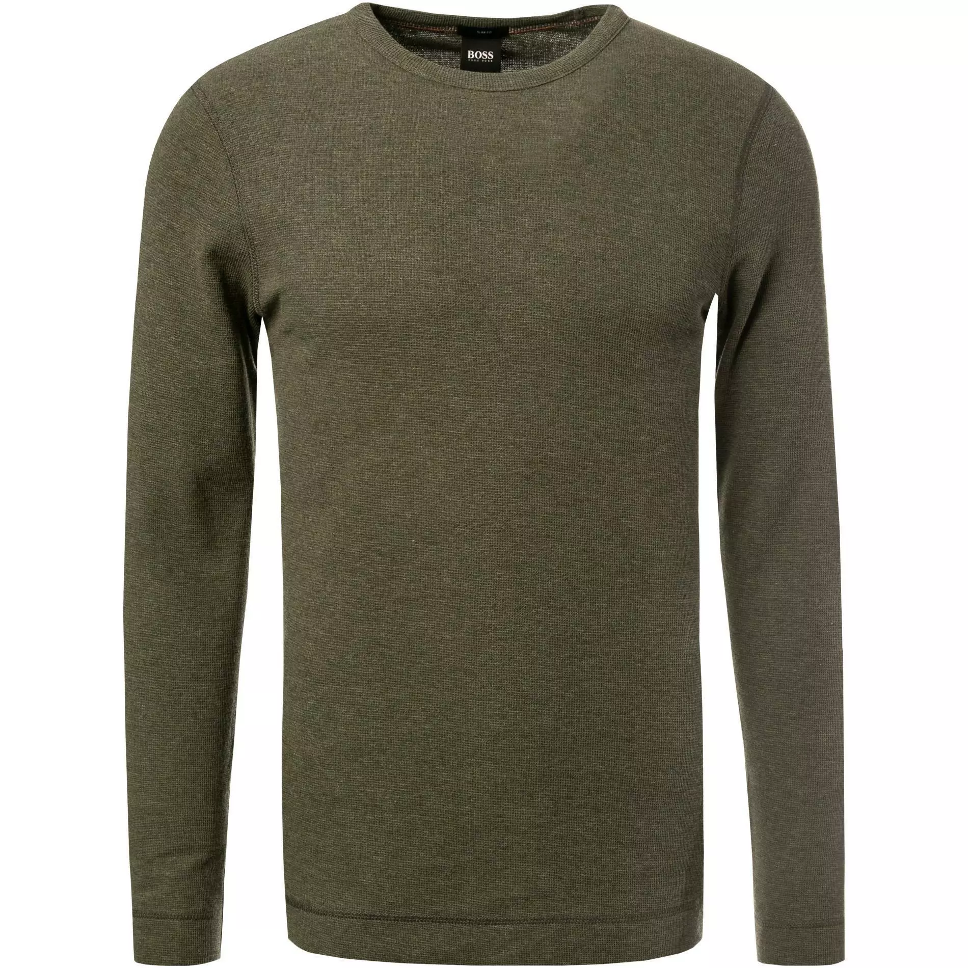 BOSS Longsleeve Tempest 50462773/360 Longleeve, Slim Fit, Baumwolle, Olivgrün, Oliv 1 BOSS Longsleeve Tempest 50462773/360 Longleeve, Slim Fit, Baumwolle, Olivgrün, Oliv