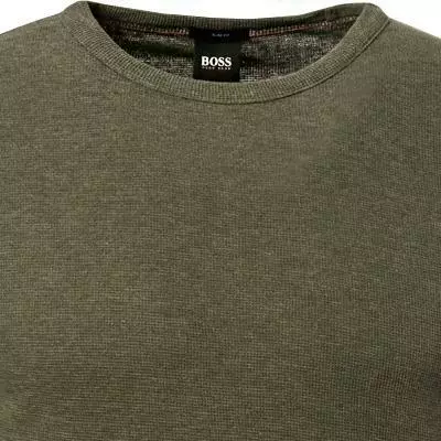 BOSS Longsleeve Tempest 50462773/360 Longleeve, Slim Fit, Baumwolle, Olivgrün, Oliv 3 BOSS Longsleeve Tempest 50462773/360 Longleeve, Slim Fit, Baumwolle, Olivgrün, Oliv – Bild 3