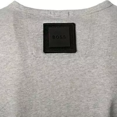 BOSS Longsleeve Tovel Lotus 50462903/053 Oversized Fit, Baumwolle, Grau, Hellgrau 5 BOSS Longsleeve Tovel Lotus 50462903/053 Oversized Fit, Baumwolle, Grau, Hellgrau – Bild 5