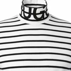 HUGO Longsleeve Dardini 50461715/120 Stehkragenshirt, Baumwolle, Weiß-schwarz gestreift, Weiß-schwarz 6 HUGO Longsleeve Dardini 50461715/120 Stehkragenshirt, Baumwolle, Weiß-schwarz gestreift, Weiß-schwarz -Wäsche Verkaufsshop 381613 norm2