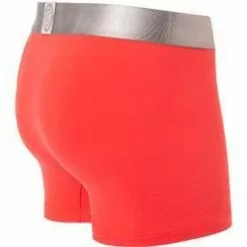 Calvin Klein Underwear Calvin Klein ICON Trunk NB2537A/6RR Baumwoll-Stretch, Hellrot, Feuerrot -Wäsche Verkaufsshop 381673 norm2