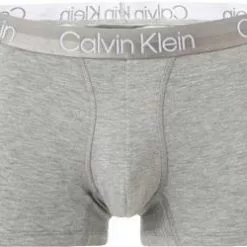 Calvin Klein Underwear Calvin Klein Trunks 3er Pack NB2970A/UW5 Baumwoll-Stretch, Weiß-grau-schwarz -Wäsche Verkaufsshop 381675 norm2
