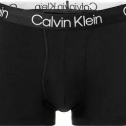 Calvin Klein Underwear Calvin Klein Trunks 3er Pack NB2970A/UW5 Baumwoll-Stretch, Weiß-grau-schwarz -Wäsche Verkaufsshop 381675 norm3