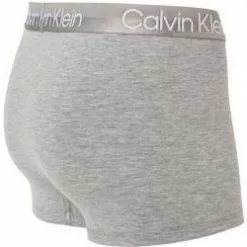 Calvin Klein Underwear Calvin Klein Trunks 3er Pack NB2970A/UW5 Baumwoll-Stretch, Weiß-grau-schwarz -Wäsche Verkaufsshop 381675 norm4