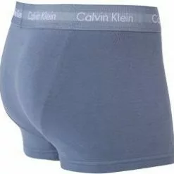 Calvin Klein Underwear Calvin Klein COTTON STRETCH 3er Pack U2664G/WHV Trunks, Baumwoll-Stretch, Blau-grau, Saphir-grau -Wäsche Verkaufsshop 381677 norm4