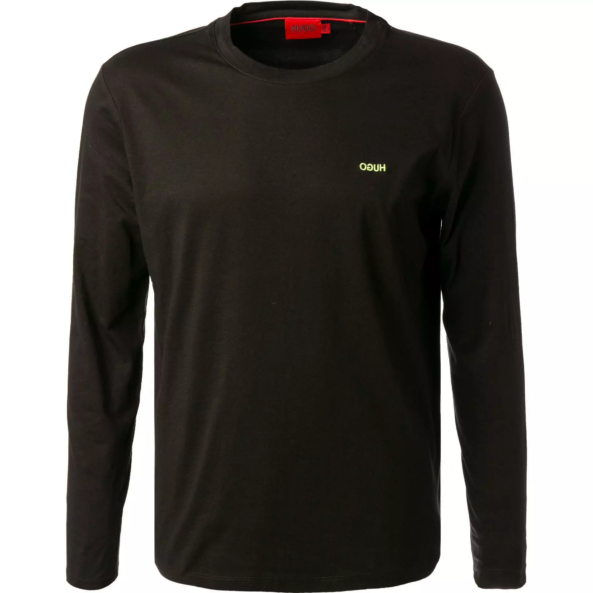 HUGO Longsleeve Derol 50447977/005 Baumwolle, Kohlschwarz 1 HUGO Longsleeve Derol 50447977/005 Baumwolle, Kohlschwarz