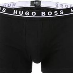 BOSS Trunks 3er Pack 50458545/966 Baumwoll-Stretch, Berre-schwarz, Purpur -Wäsche Verkaufsshop 381758 norm3