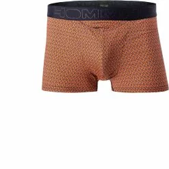 HOM Boxer Briefs HO1 Nikki 402270/IOJX Trunk, Baumwolle-Modal, Orange gemustert, Orange-navy