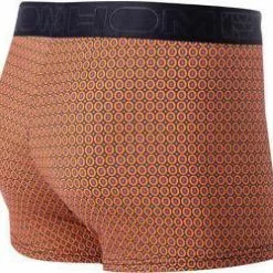 HOM Boxer Briefs HO1 Nikki 402270/IOJX Trunk, Baumwolle-Modal, Orange gemustert, Orange-navy -Wäsche Verkaufsshop 381857 norm2