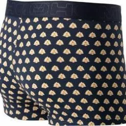HOM Boxer Briefs HO1 Grimaud 402274/I0RA Trunk, Baumwolle-Modal, Navy-gelb, Navy -Wäsche Verkaufsshop 381859 norm2