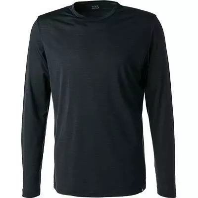 BOGGI MILANO T-Shirt BO21A0407/01 Longsleeve, Wolle, Navy 2 BOGGI MILANO T-Shirt BO21A0407/01 Longsleeve, Wolle, Navy – Bild 2