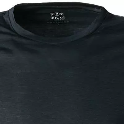 BOGGI MILANO T-Shirt BO21A0407/01 Longsleeve, Wolle, Navy 3 BOGGI MILANO T-Shirt BO21A0407/01 Longsleeve, Wolle, Navy – Bild 3