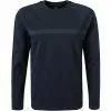 BOSS Longsleeve Togn Tape 50462863/410 Baumwolle, Navy