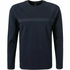 BOSS Longsleeve Togn Tape 50462863/410 Baumwolle, Navy