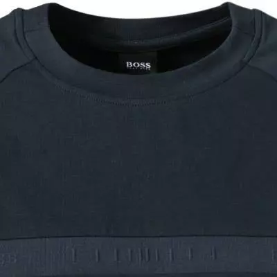 BOSS Longsleeve Togn Tape 50462863/410 Baumwolle, Navy 3 BOSS Longsleeve Togn Tape 50462863/410 Baumwolle, Navy – Bild 3