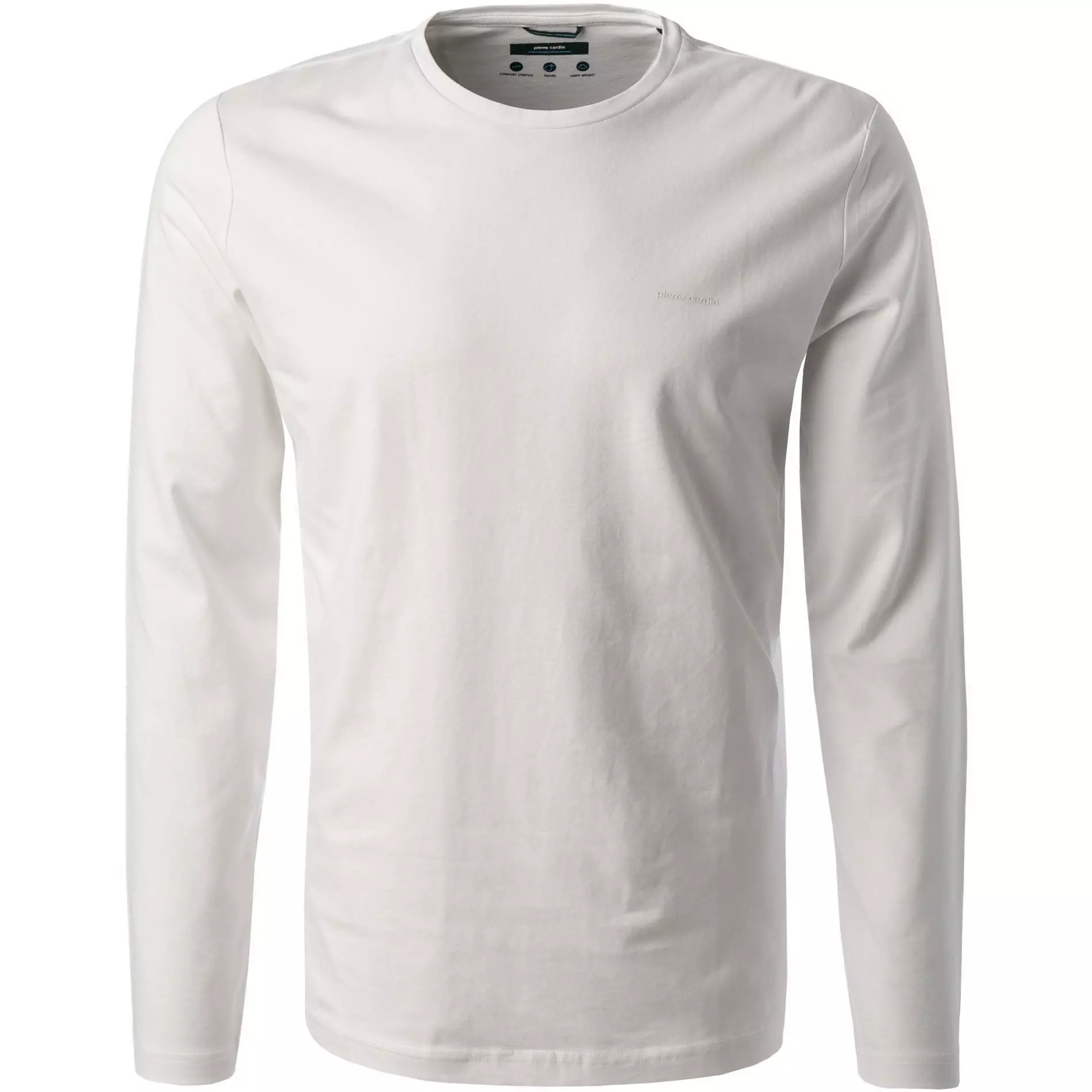 Pierre Cardin Longsleeve 53270/000/12328/1000 Baumwolle, Weiß 1 Pierre Cardin Longsleeve 53270/000/12328/1000 Baumwolle, Weiß